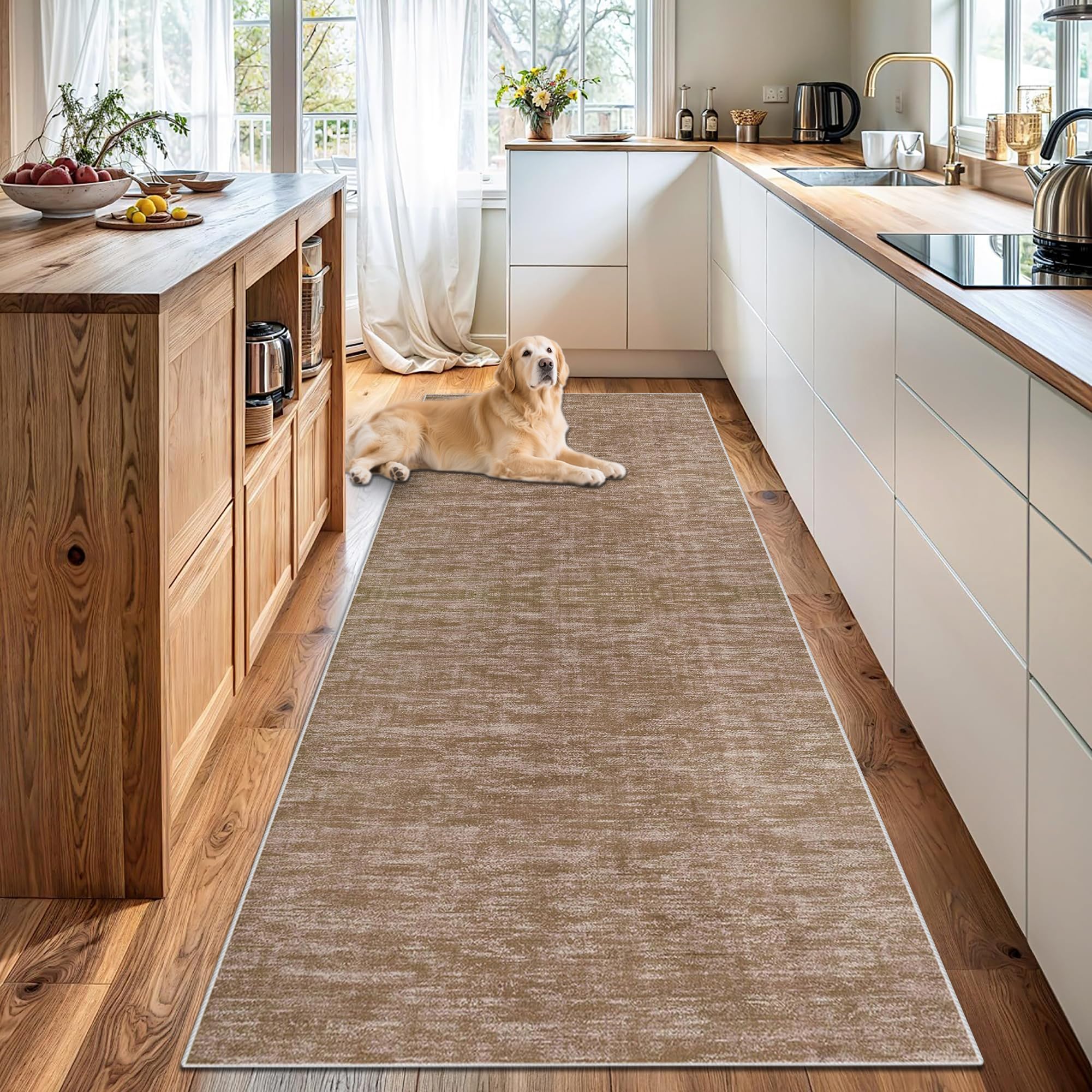 Alfombra entrada casa acogedora de 60x250 cm ideal para pasillos y lavanderías