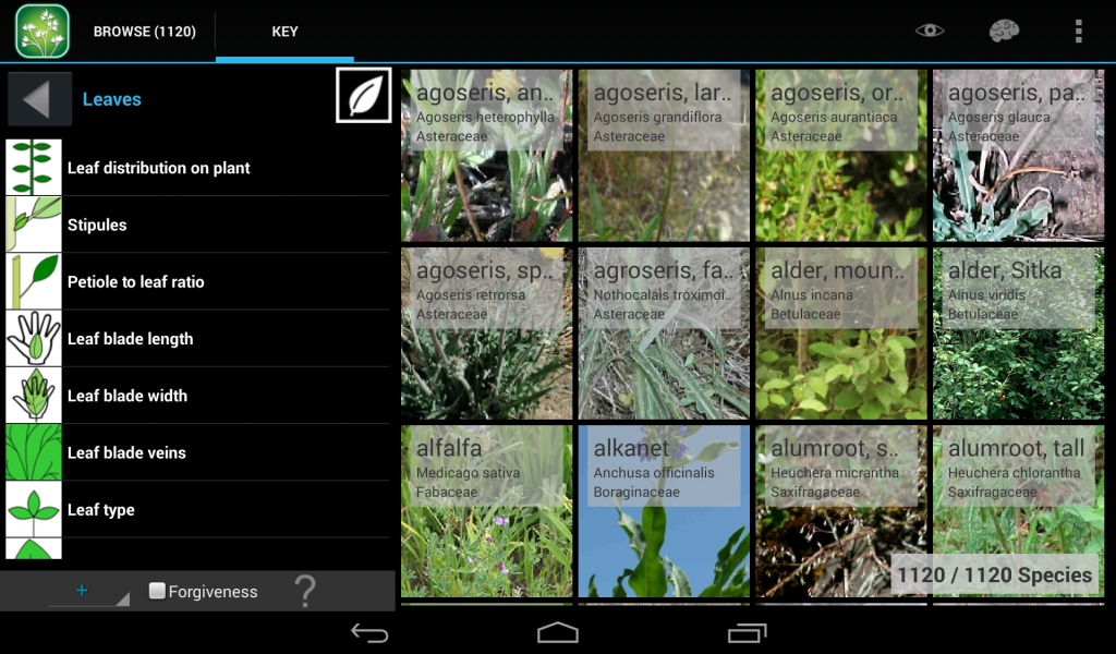 Nevada Plants App on Amazon Appstore