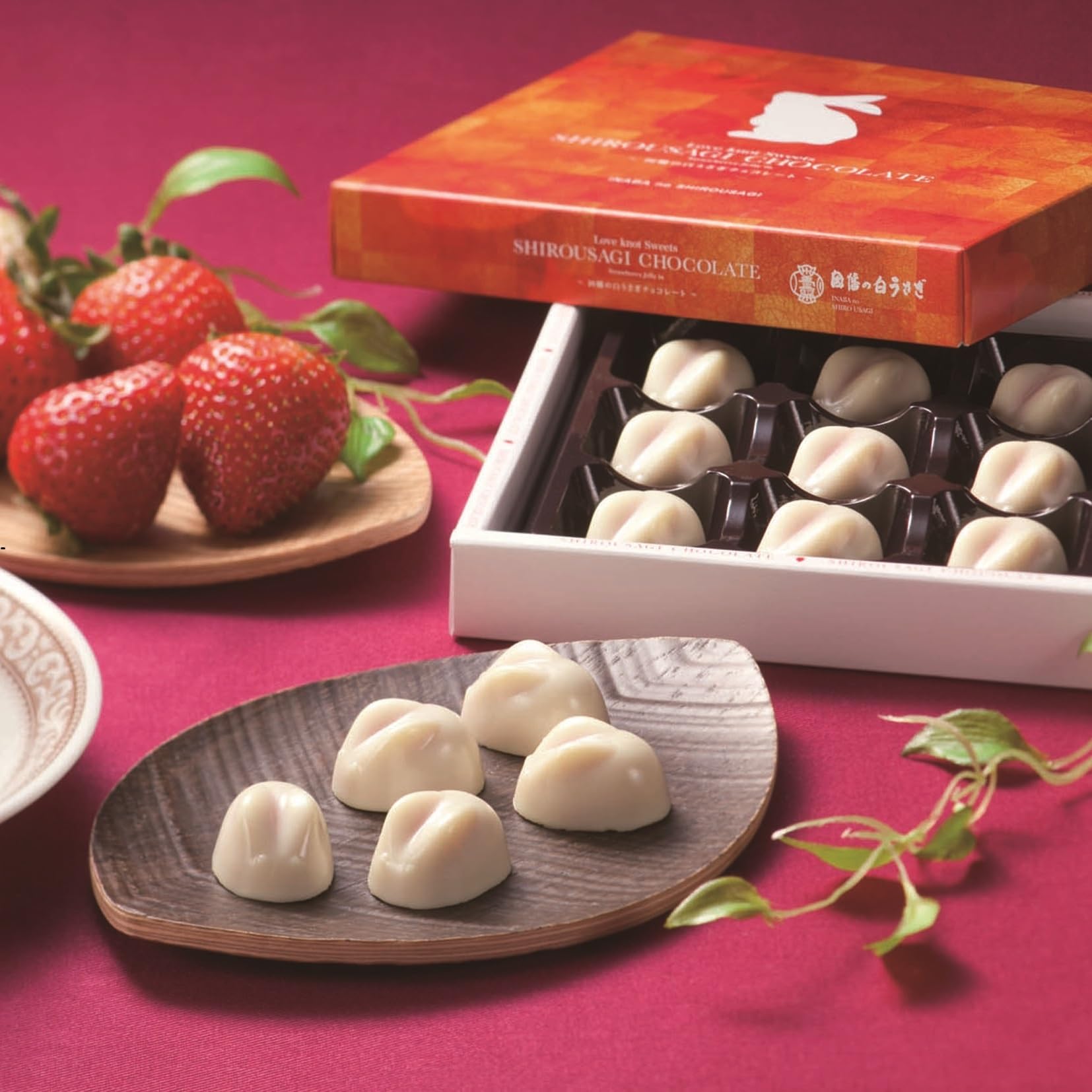 Amazon | 寿製菓 バレンタイン 因幡の白うさぎチョコレート9個入 苺の