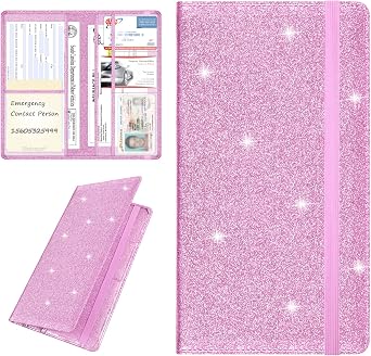 Wisdompro Car Registration and Insurance Holder, Document Card Organizer | PU Leather, Auto Glove Box Folder, Men and Women Wallet Case for Vehicle Driver License, Paperwork, Paper, ID, Receipt