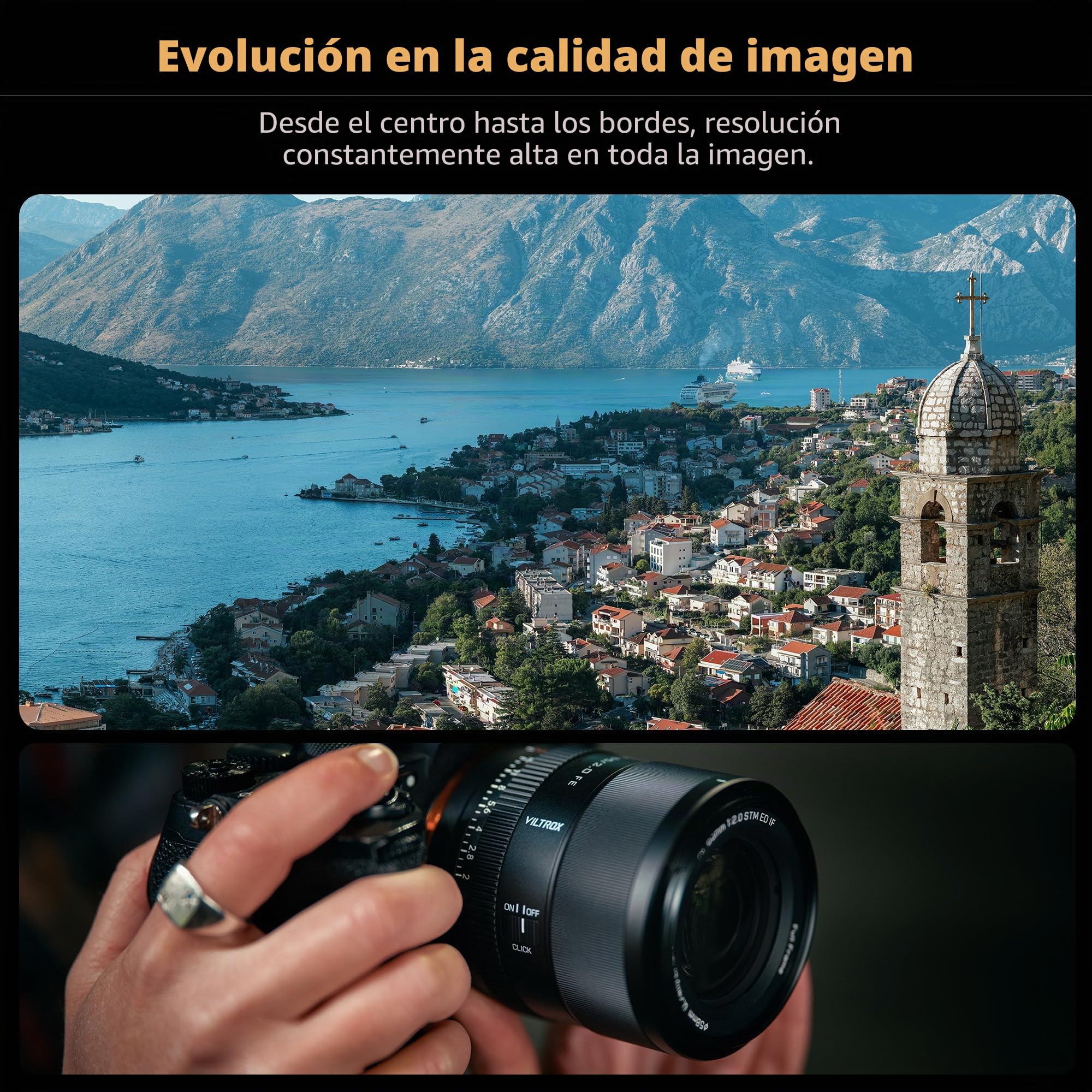 VILTROX AF - Lente de cámara F2.0 EVO de 85 mm para Sony FE, enfoque automático, peso ligero, retrato