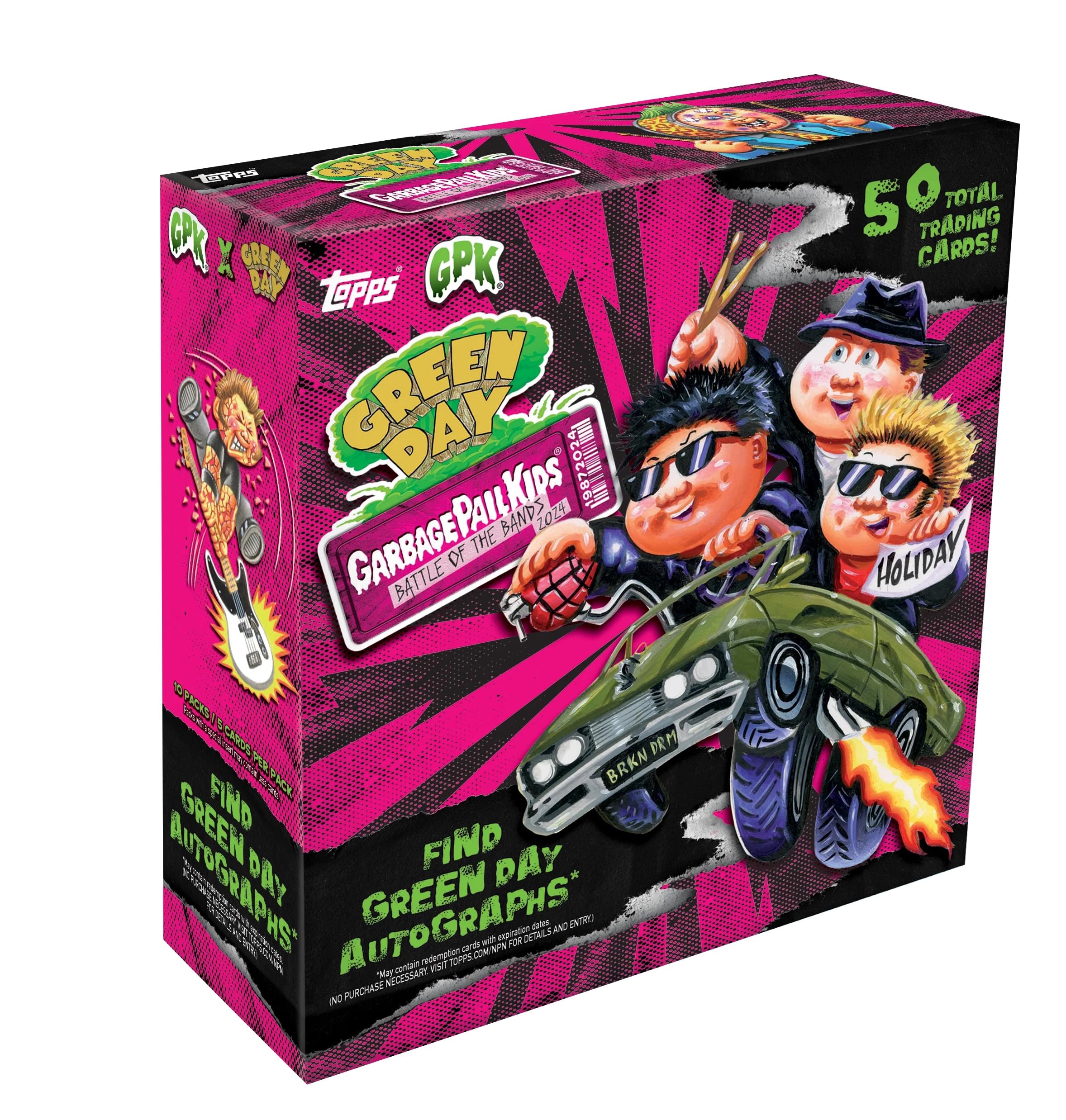 2024 Topps Garbage Pail Kids Battle of the Bands - Green Day Hobby