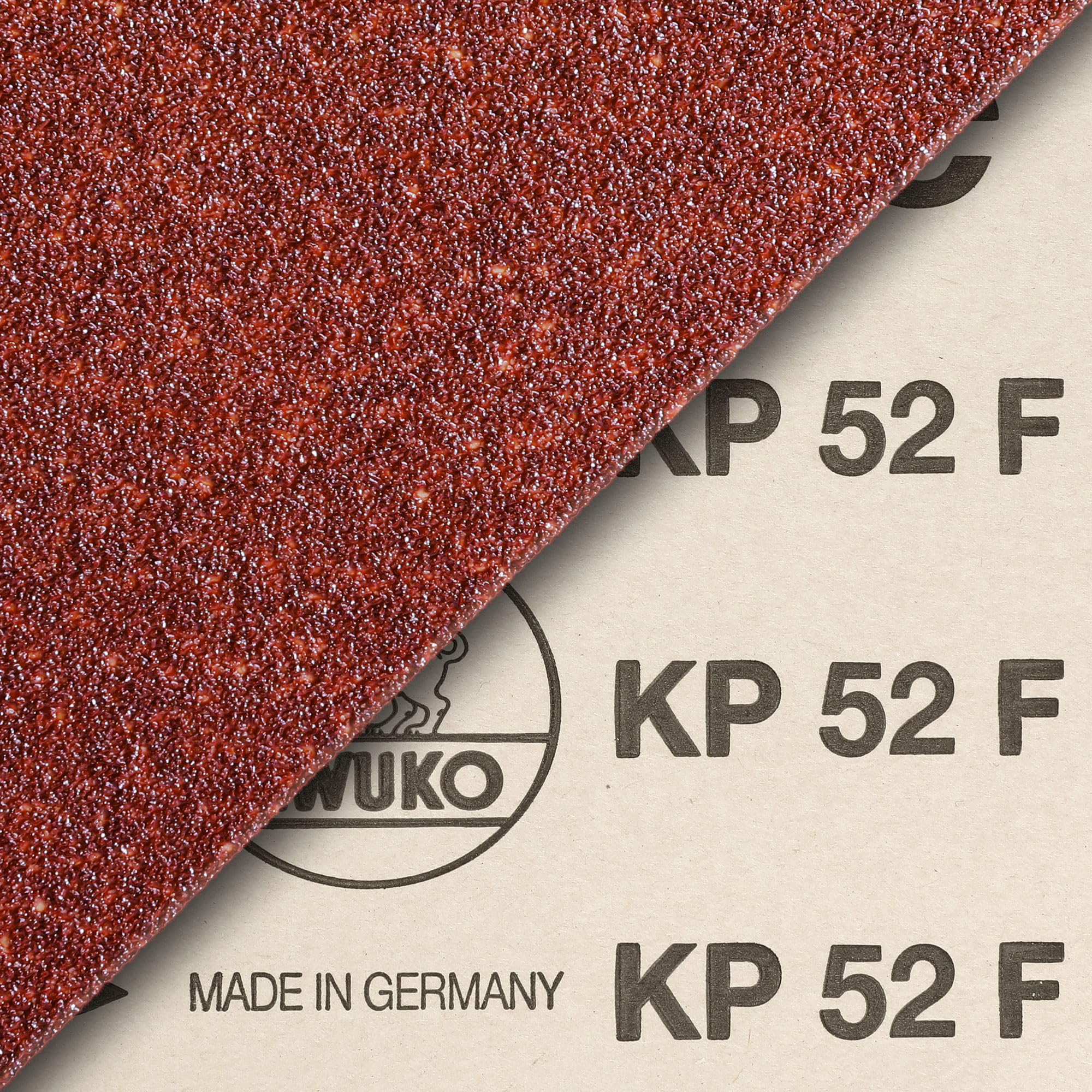 Lot de 5 bandes abrasives pour ponceuse à bande KP52F - Papier abrasif pour bois - 150 x 2600 mm - Grain 120