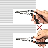 Vista 3 de FUJIYA Herramientas Mechanic Alicates Ergo Grip 8 pulgadas 330E-200