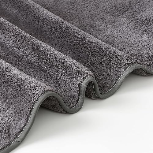 Miniatura 6 de Oversize Bath Towel Set, 60 x 30 in, 8 Piece Towel Set for Bathroom, Super Absorbent, Quick Dry Microfiber Bath Towels (Orange)