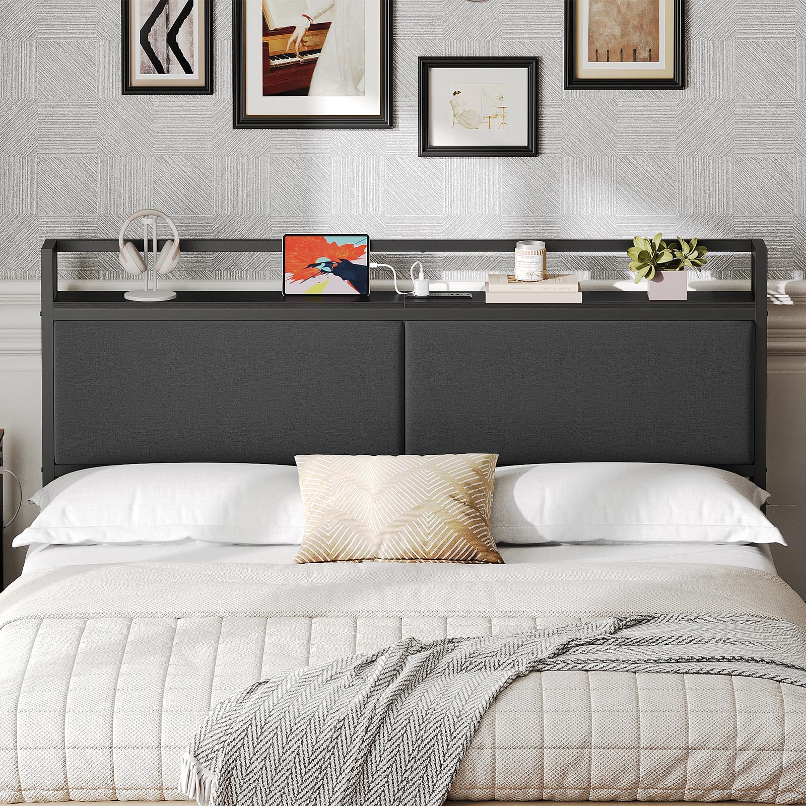 YATINEY Queen Vintage Headboard