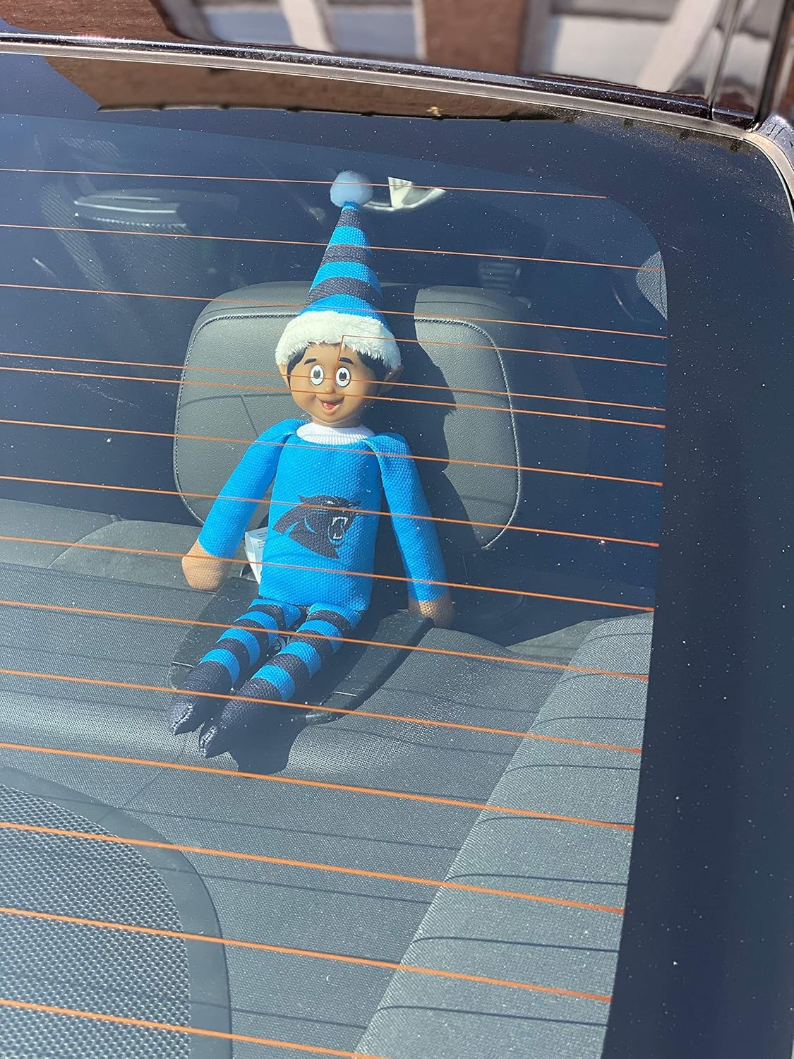 FOCO Carolina Panthers Ebony NFL Bench Buddy Shelf Elf - Limited Edition NFL Team Christmas Elf - Plush Toy Travel Companion, Home or Tailgate : Sports & Outdoors