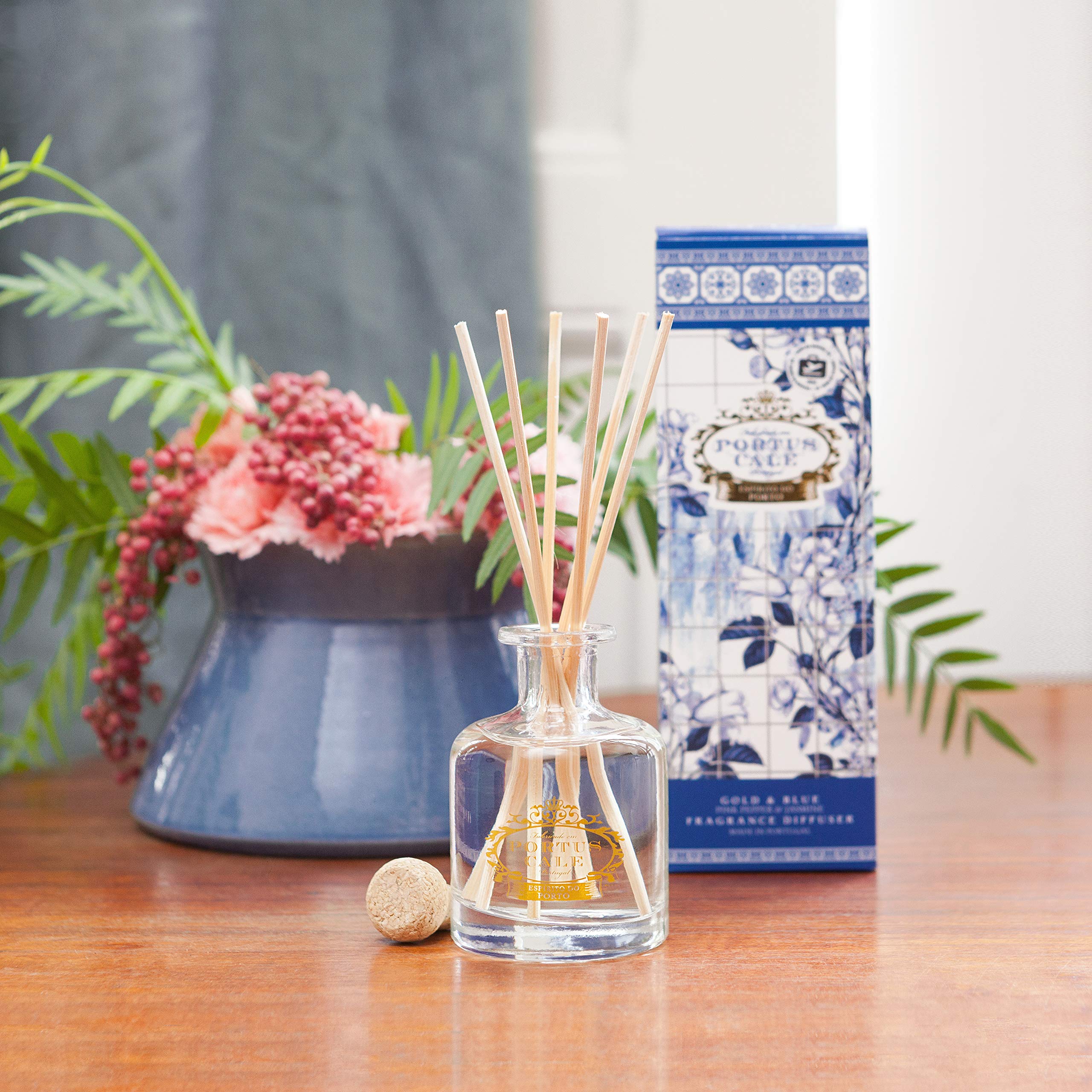 PORUS Cale Gold & Blue Fragrance Diffuser Pink Pepper & Jasmin
