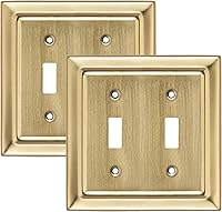 Vista 18 de Monarch Abode Placa de Pared de Palanca de 1-Gang, Placa de Pared de Interruptor Individual de Metal Arquitectónico, Placa de Cubierta Decorativa