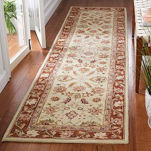 Chelsea Collection Runner Rug - 2'6" x 10', Ivory &