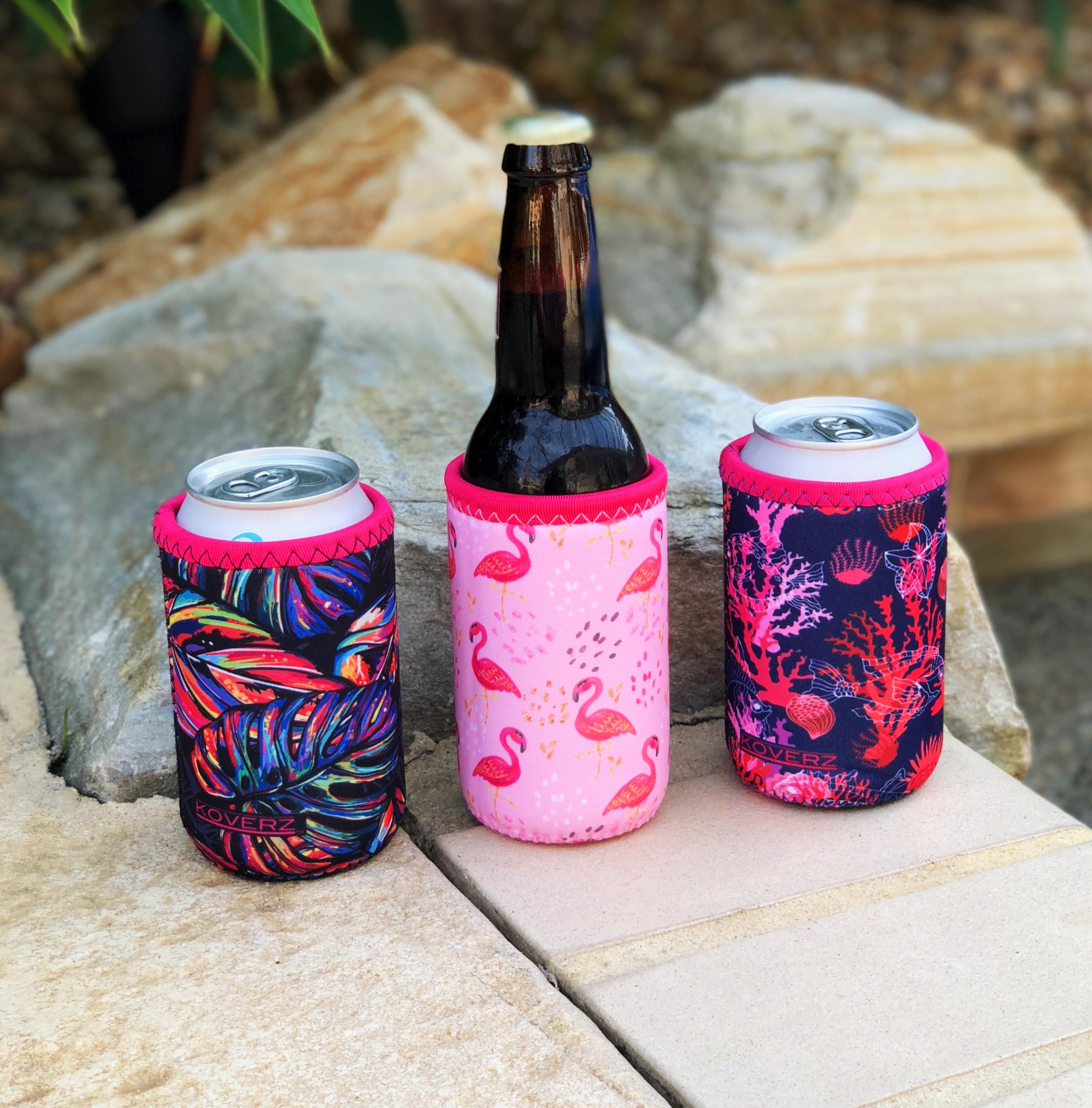 Amazon.com: Koverz Can/Bottle Sleeve, Neoprene Insulated Bottle