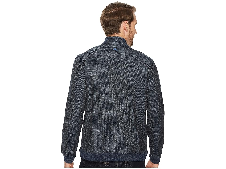

Tommy Bahama Reversible Flipsider 1/2 Zip Pullover (Jet Black) Men's Clothing