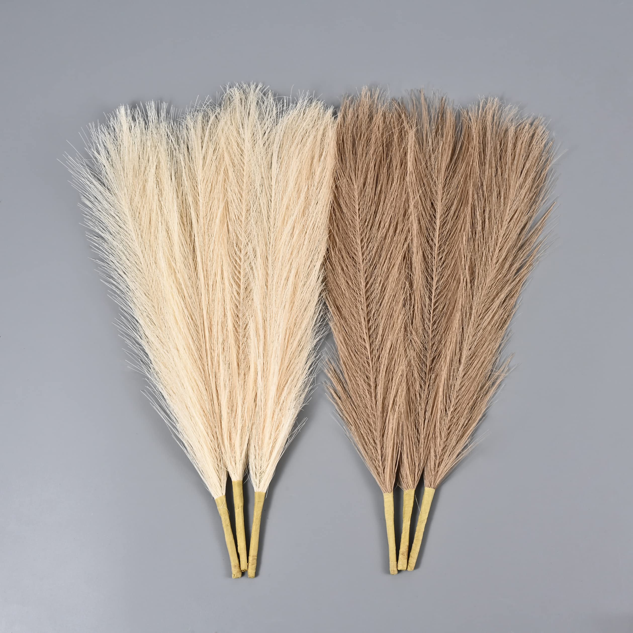 GALLIA Pampas Grass Decor TallFaux Pampas Grass Small 17"6 Stems