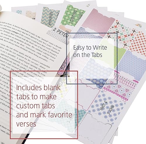 Miniatura 7 de Mr. Pen - Pestañas de la Biblia, 75 pestañas, laminados, suministros de diario bíblico, pestañas bíblicas antiguo y nuevo testamento, pestañas de la