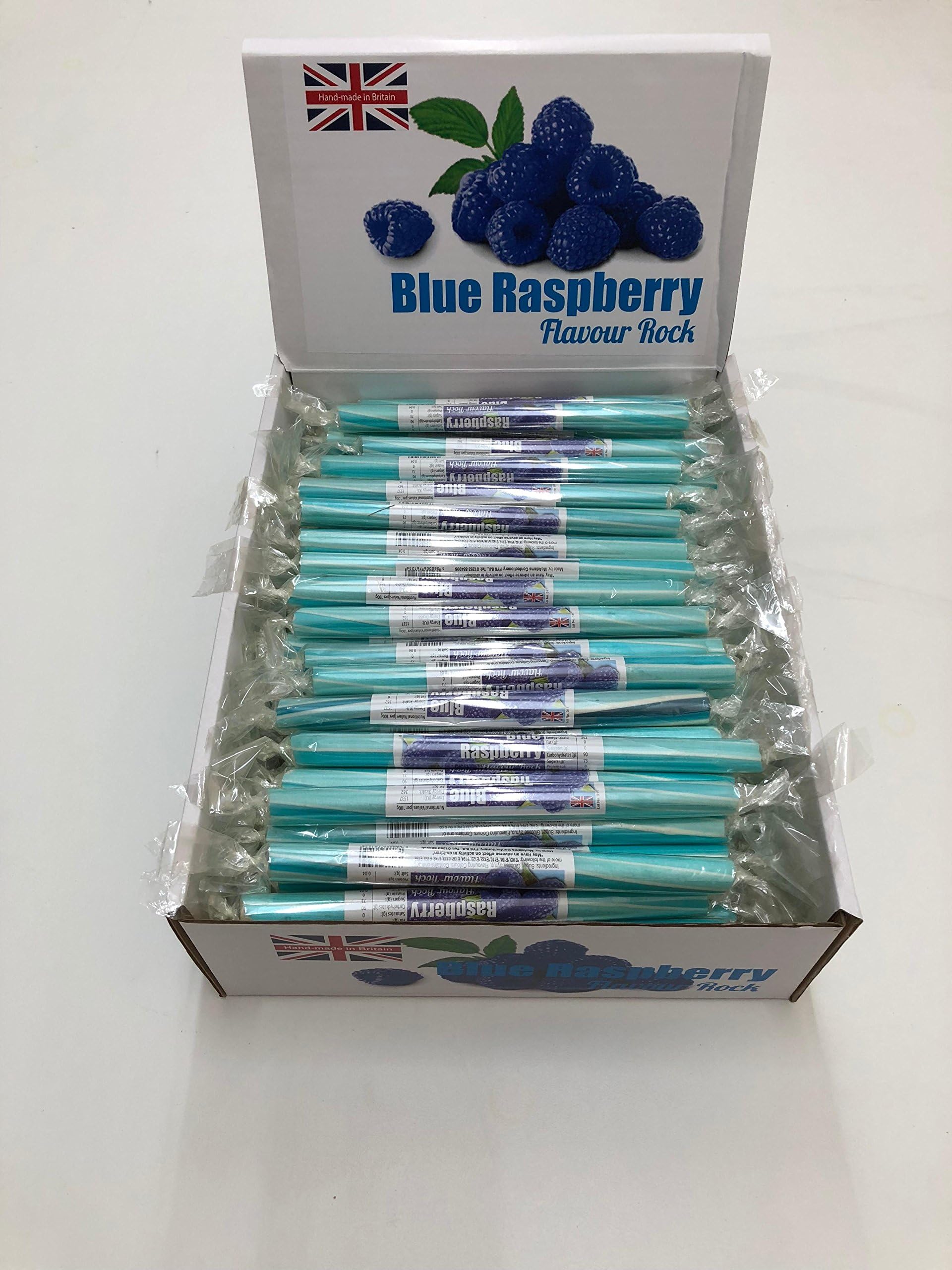 Rock 20 Small Flavoured Sticks - Blue Raspberry Flavour