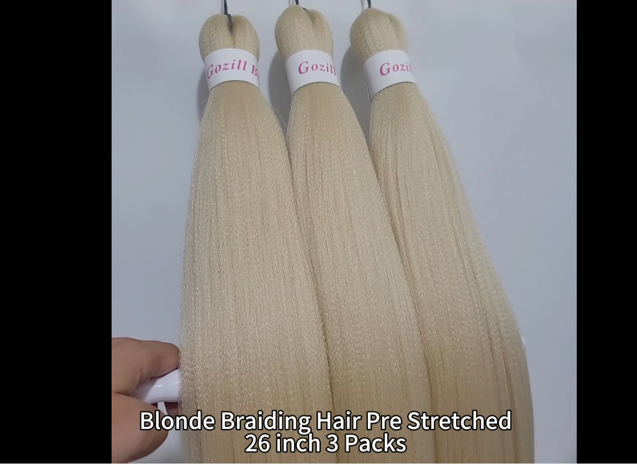 Amazon.com : Gozill Brainding Hair Pre Streched 613 Blonde