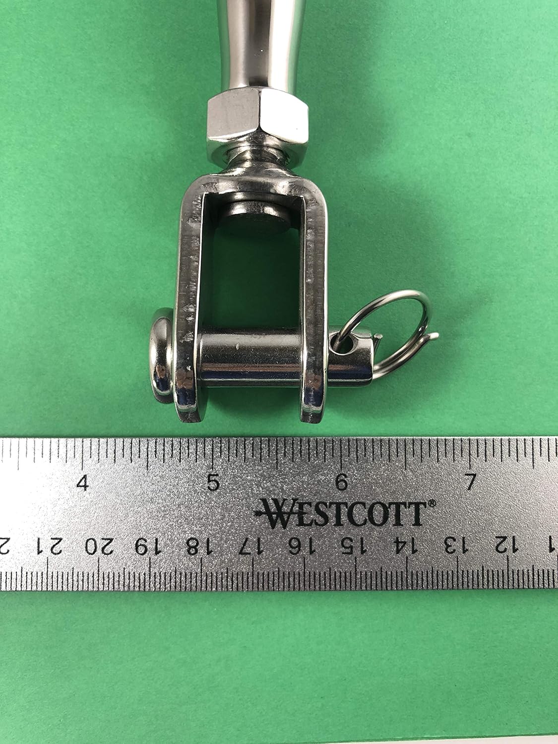 US STAINLESS Stainless Steel 316 M12 (1/2") 12mm Turnbuckle Rigging Screw Jaw & Jaw Marine Grade