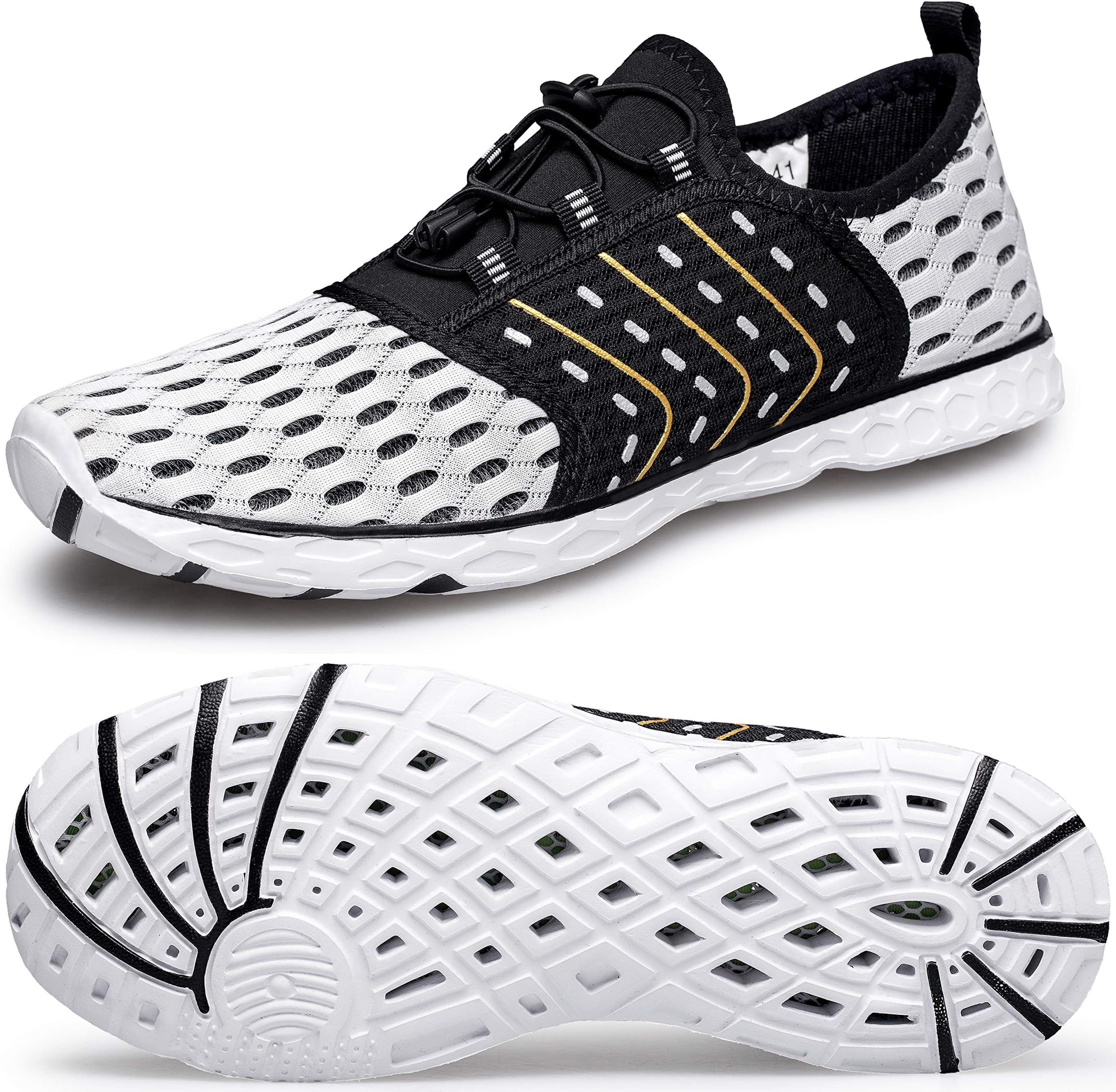 Mens Womens Water Shoes Quick Dry for Boating Swim Diving Aqua Sports Pool Beach Walking