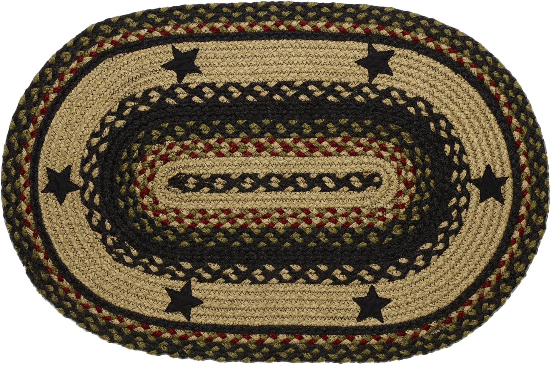 Amazon.com: IHF Home Décor | Tartan Star Premium Braided Collection ...