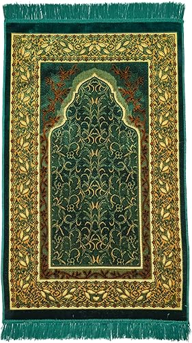Miniatura 2 de Alfombra de oración musulmana, alfombra de oración islámica fina de felpa suave, Janamaz, Sajada, alfombra de oración, regalo islámico, alfombra de