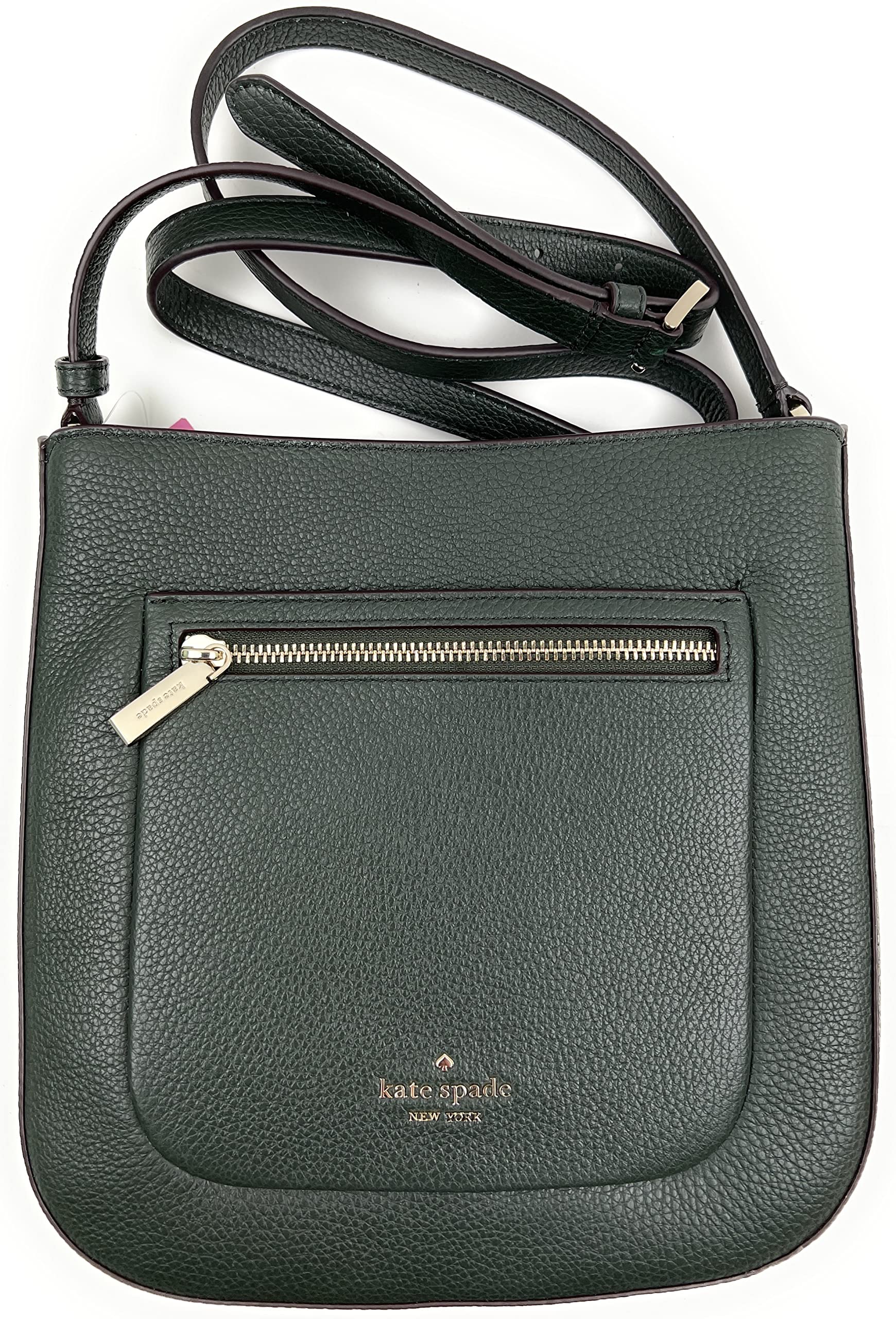 Kate Spade New York Leila Pebbled Leather Shoulder/Top Zip Crossbody Bag