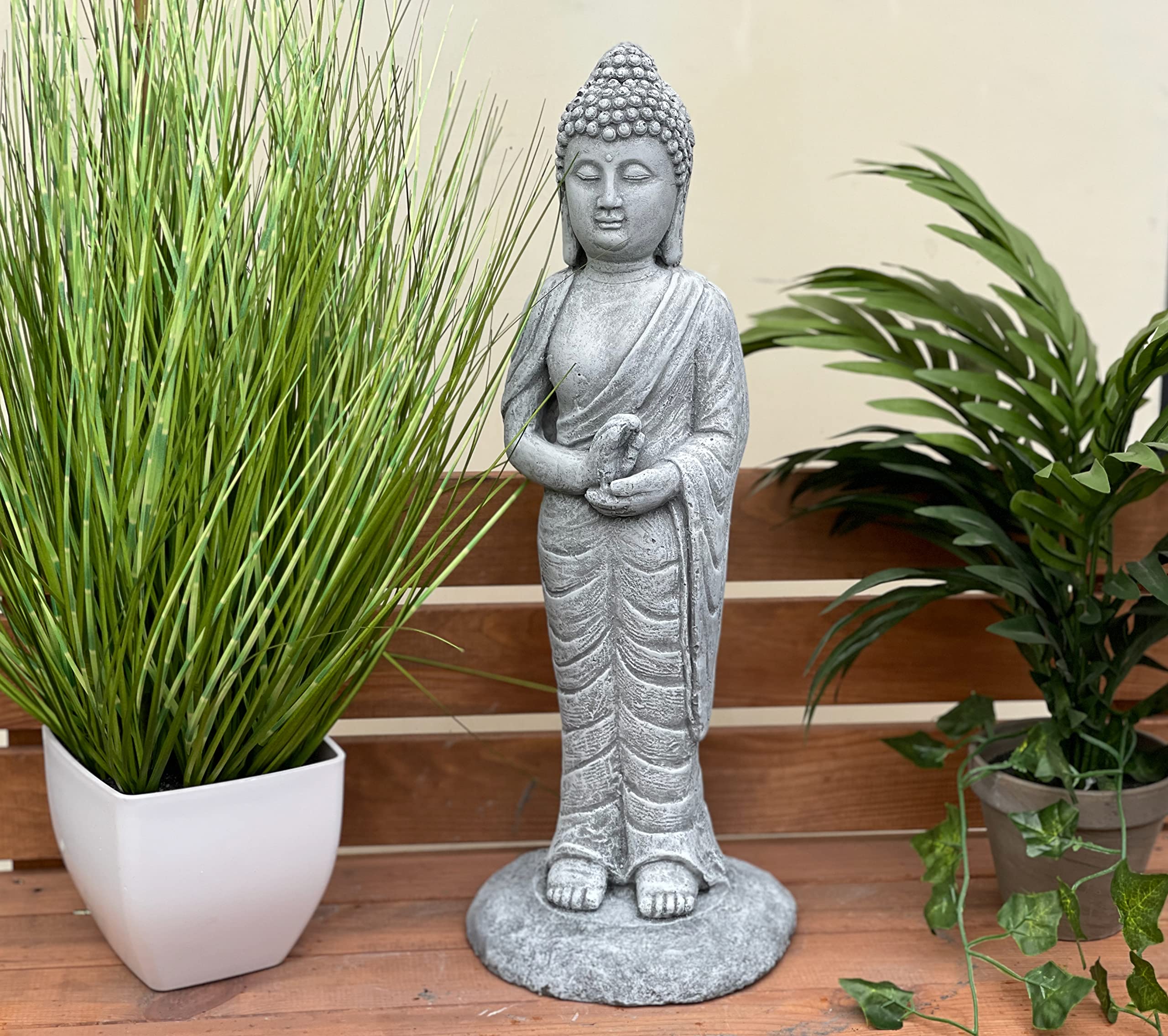 stoneandstyle Shiva - Statua in pietra massiccia, 48 cm, resistente al gelo