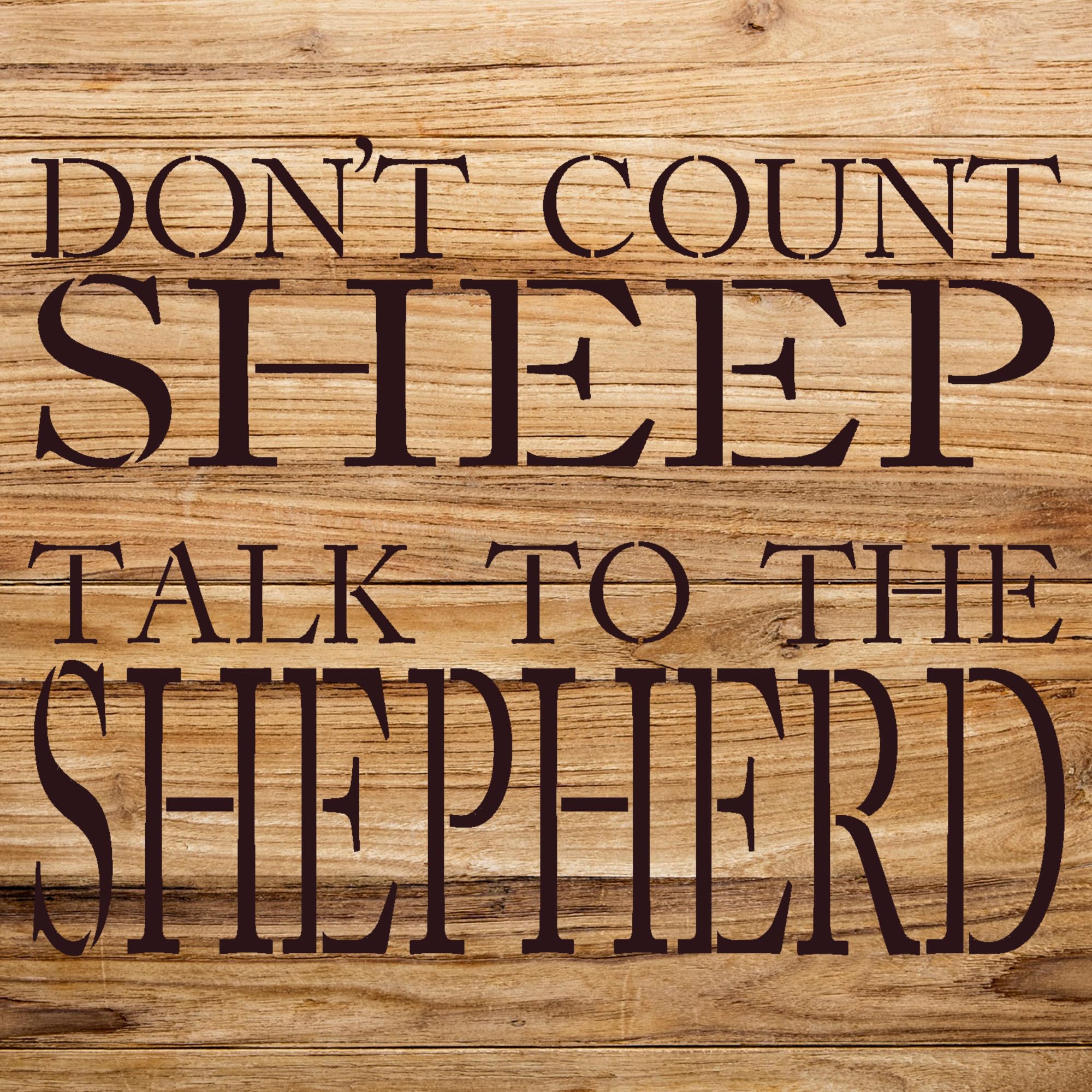 Shepherd Stencil Pattern for Walls and Crafts, Reusable Mylar Template, Ideal for Home Decor and Artistic Projects - Size A3 (16.5