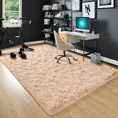 Miniatura 35 de Rostyle - Alfombras suaves y esponjosas para el dormitorio, sala de estar, alfombras peludas, alfombra de Navidad para niñas, niños, alfombras