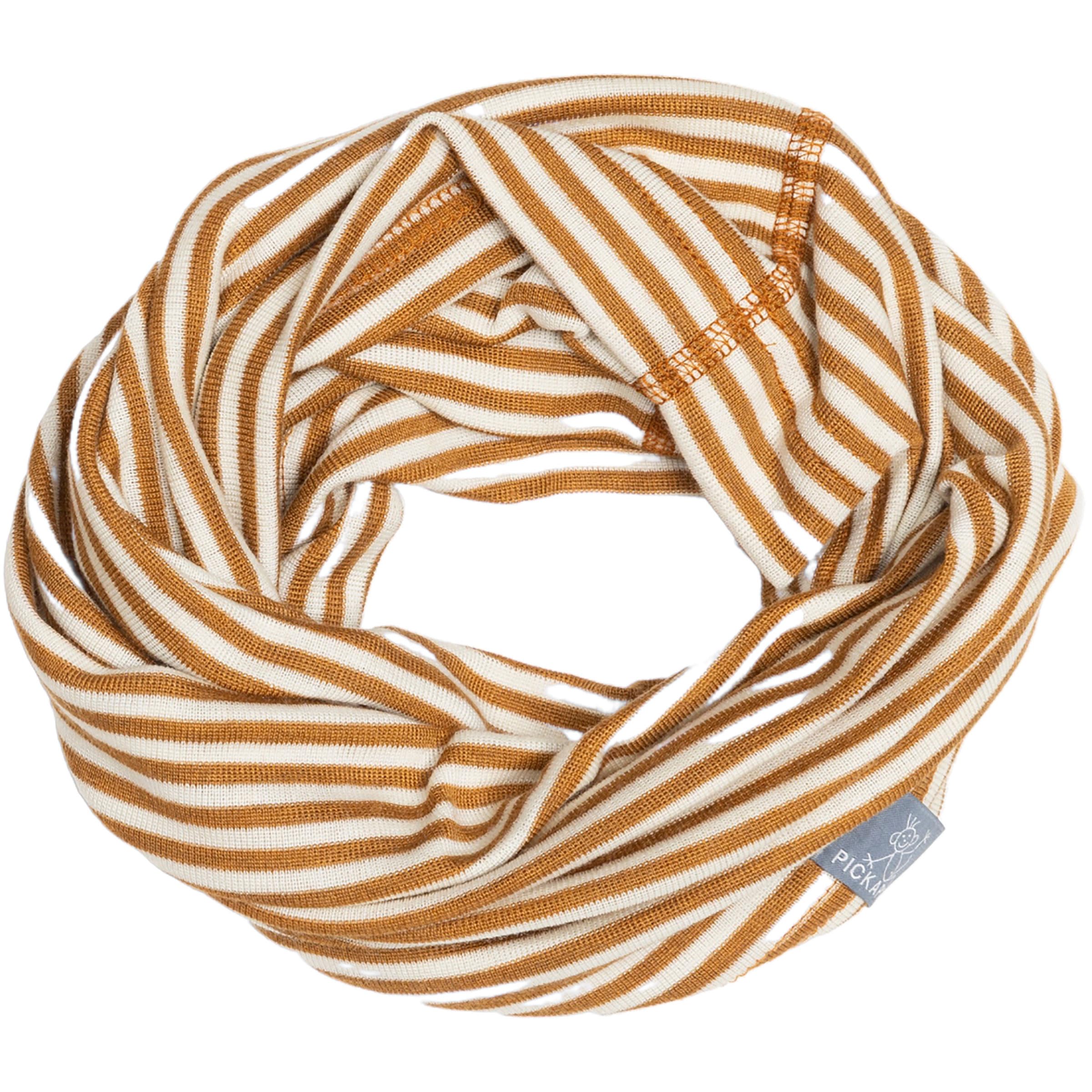 PickaPooh Bambini Strunzl Sciarpa a tubo, caramel natur, 50|52|54
