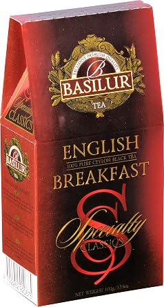 Basilur Specialty Classics Loose Leaf Tea, English Breakfast, 3.5 Ounce