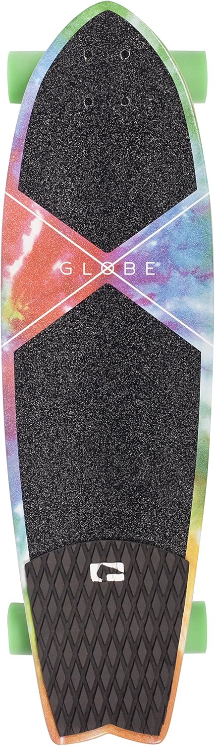 Globe Skateboard Cruiser Complete Chromantic Trippy Tie Dye 9.5" x 33"