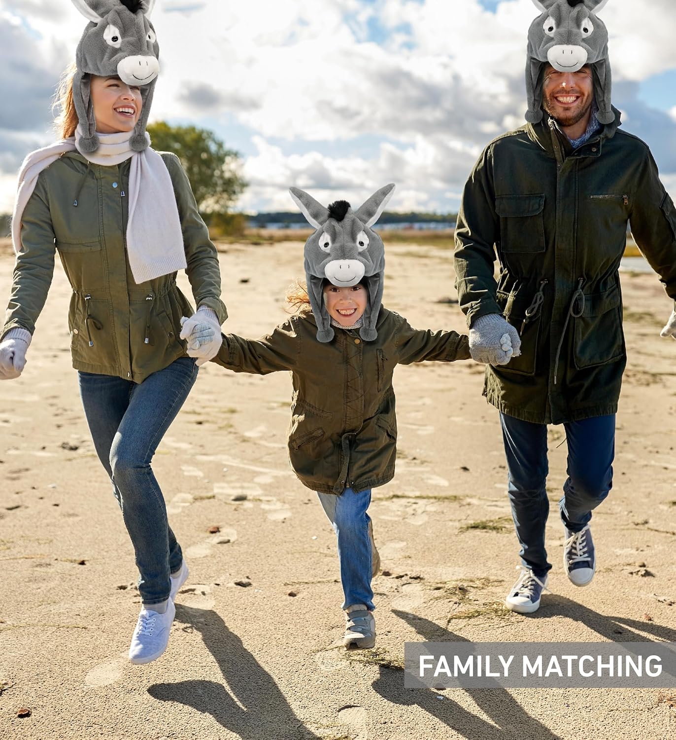 DolliBu Plush Hat – Soft Fleece Beanie with Ear Flaps, Warm Winter Hat for Kids, Teens & Adults – Funny Costume, One Size - Image 5