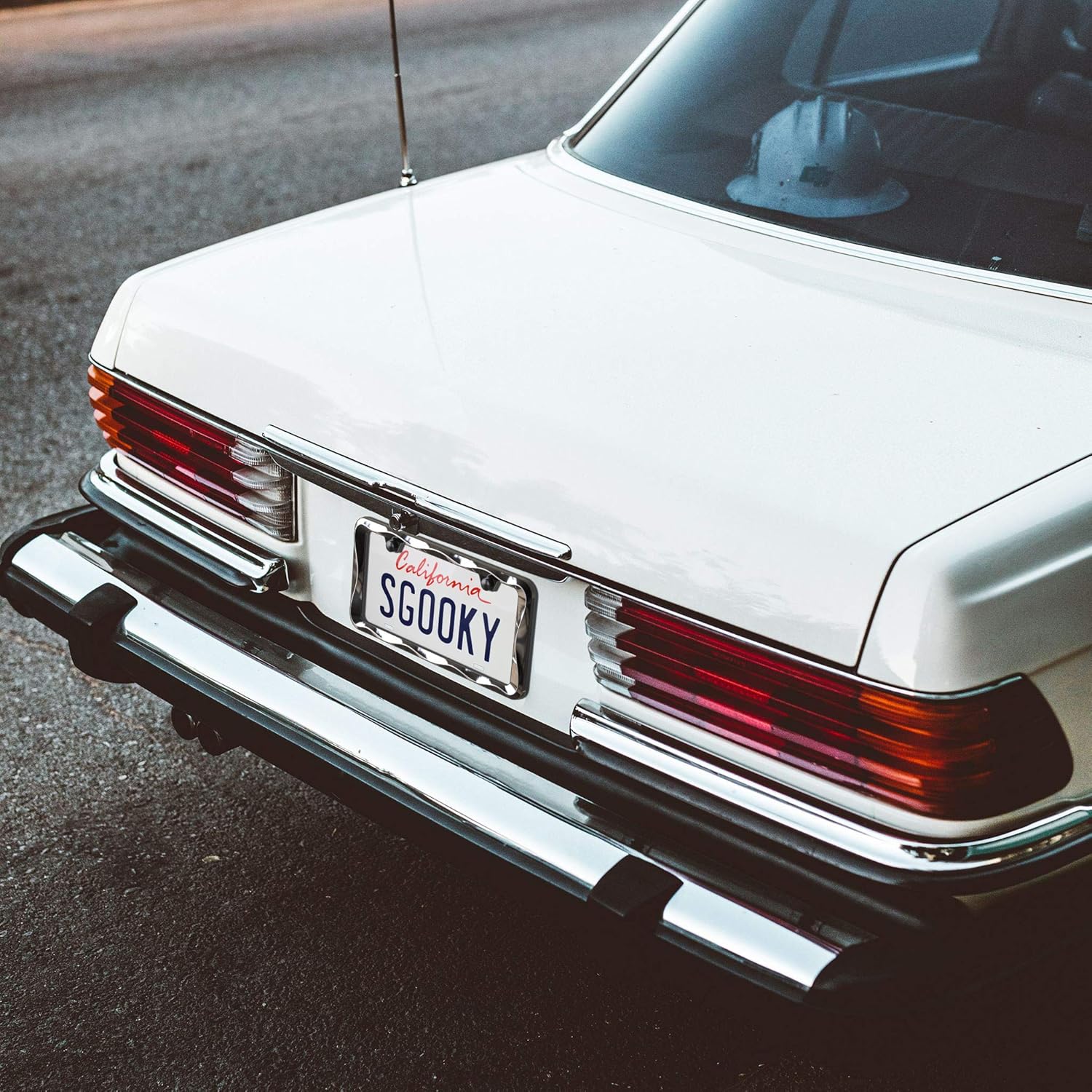 3D Curly Wave Pattern License Plate Holder Black License Plate Frame from Pure Zinc Alloy Metal Perfect Plate Holder - Image 6