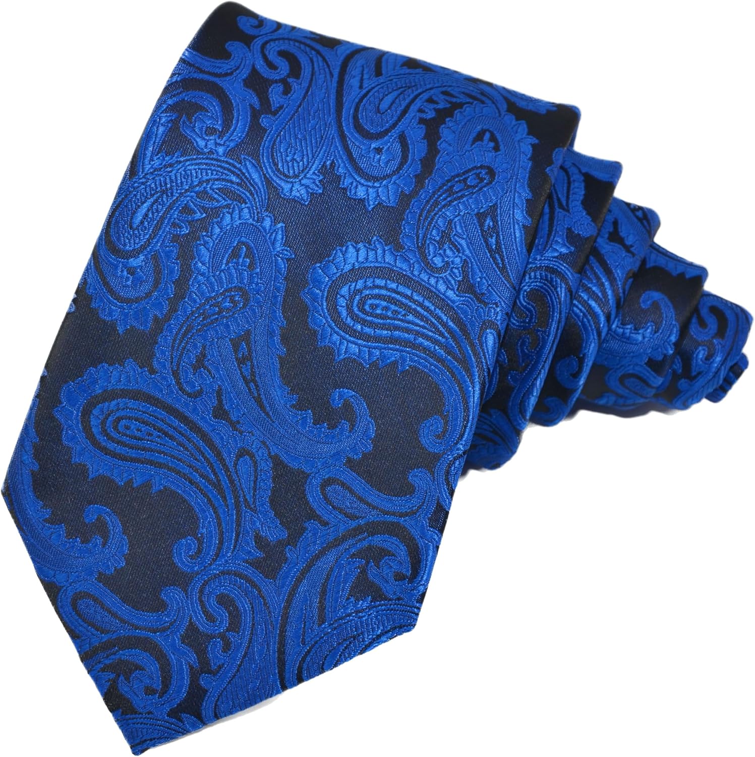 New Classic Solid Pailsey JACQUARD WOVEN Silk Men's Tie Necktie
