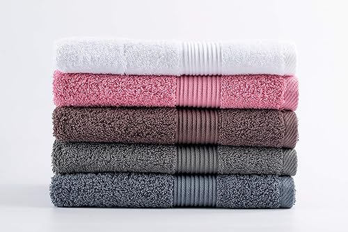 Miniatura 8 de Babiclean - Juego de 2 toallas de mano (6.3 x 11.8in, ultra suaves y altamente absorbentes), color rosa