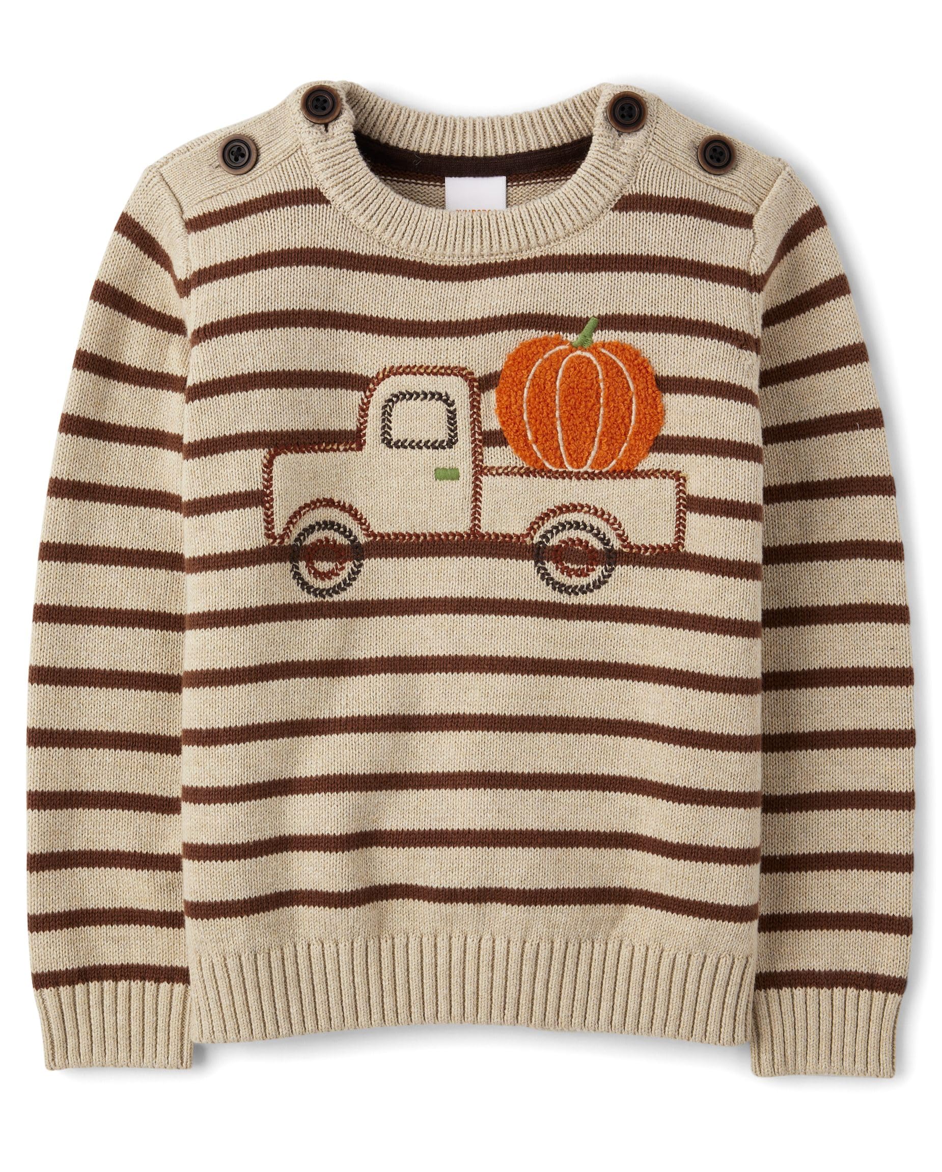 Gymboree Boys' and Toddler Embroidered Pullover Sweater