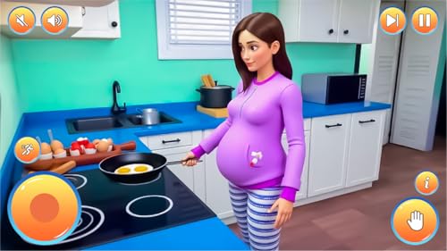Onde está seu bebê travesso e mamãe 3D: Jogo de Simulador de Mãe Grávida Real