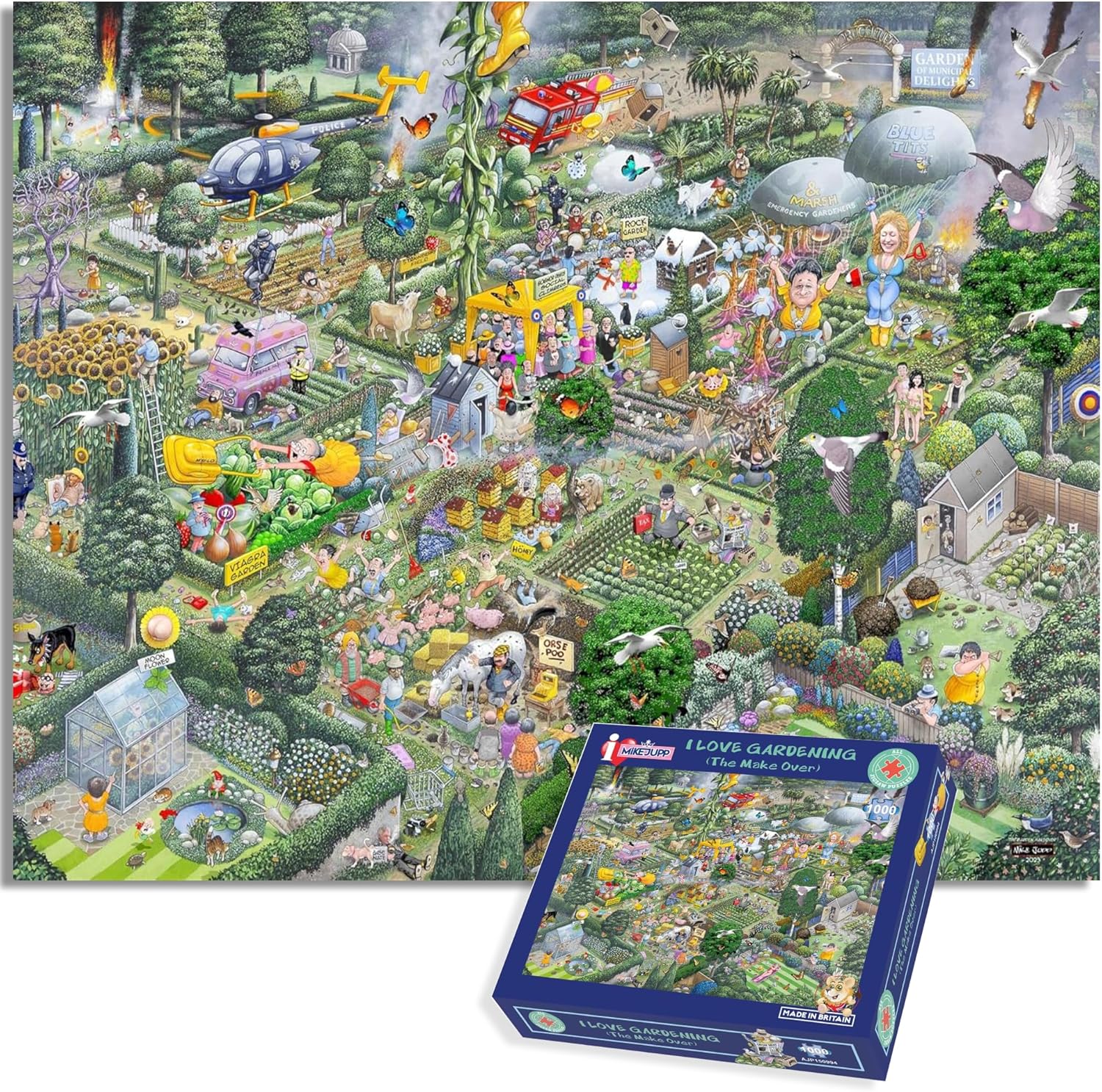 Mike Jupp I Love Gardening 1000 Piece Jigsaw Puzzle Amazon.co.uk