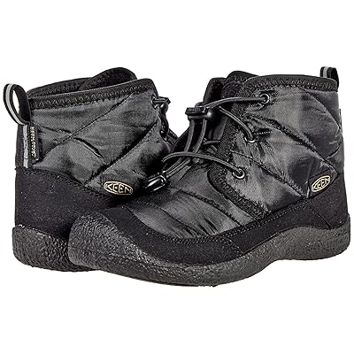 KEEN Kids Howser II Chukka Waterproof (Little Kid/Big Kid) Kids Shoes Black/Black