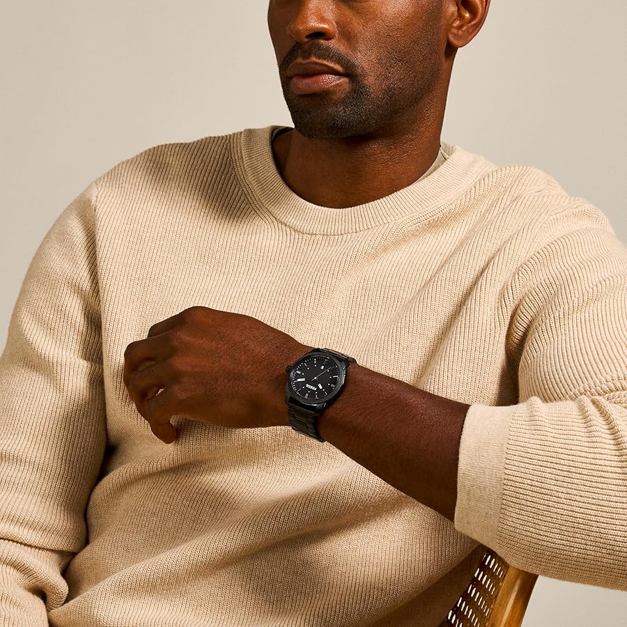 Amazon.com: Fossil Men's Machine Quartz Stainless Steel Watch