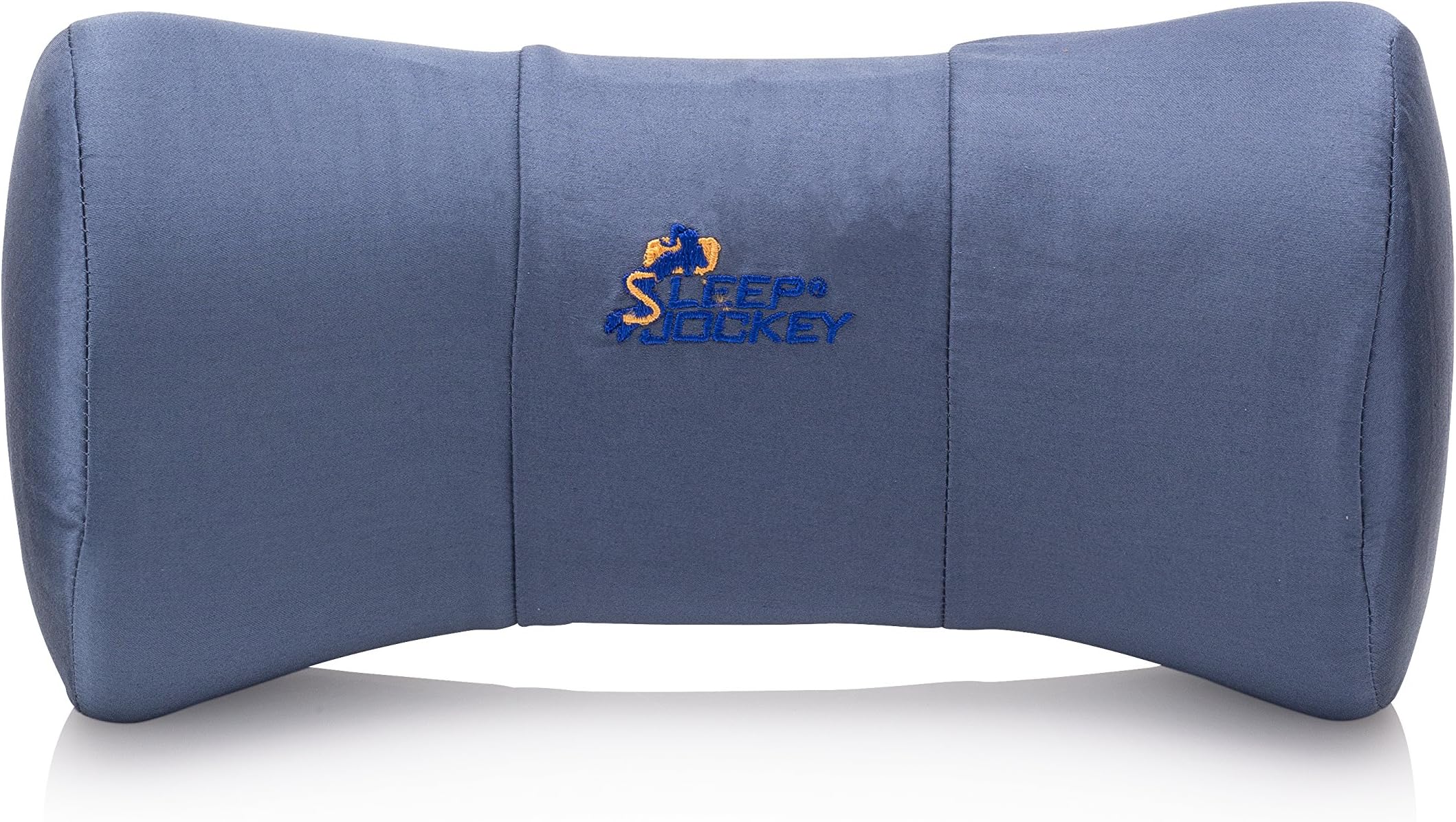 Premium Therapeutic Grade Neck Support Pillow with Pain Free Guarantee by Sleep Jockey - Neck Support - Neck Rest - Neck Cushion - Neck Pillow - Travel Cushion (Blue)