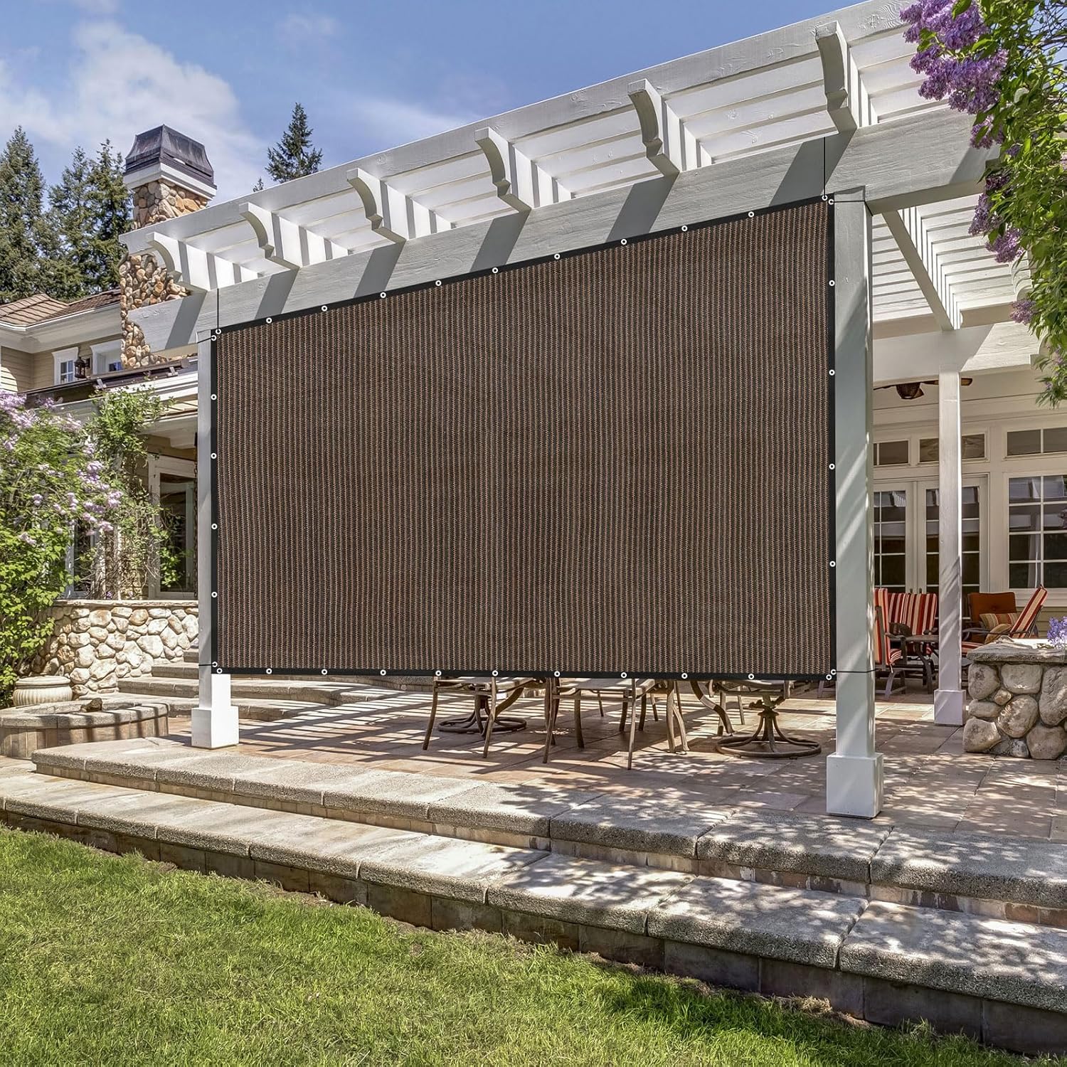 DIFY 10x20 FT 90 Shade Fabric Sun Shade Cloth Privacy