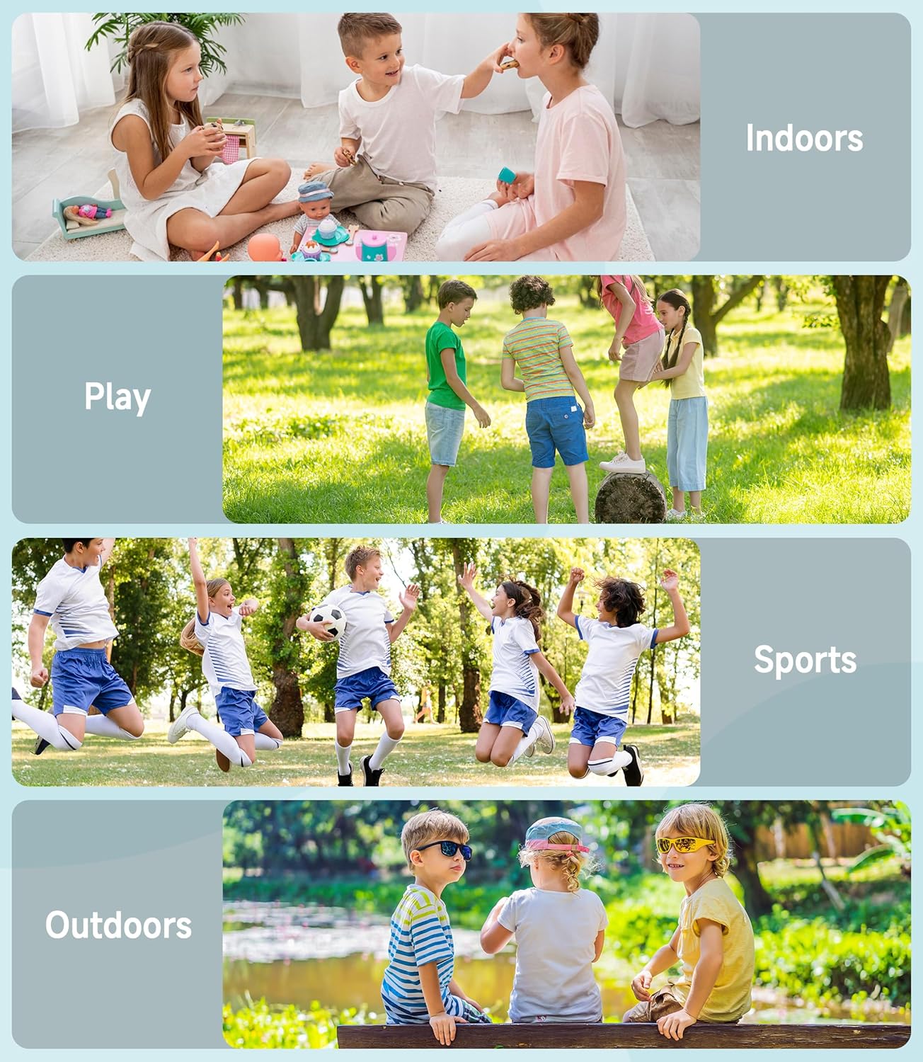 LAUSONS Kinder 3er-Pack T-Shirt Cartoon Kurzarm Shirt Rundem Ausschnitt Oberteile - Image 5