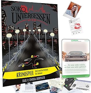SOKO Unvergessen | Fall 1: EMILIA HORVATH - Krimispiel für Zuhause | Mordfall lösen, Detektivspiel, Fallakte | Krimispiel für 1-6 Personen | Escape Room Spiel ab 14 Jahren