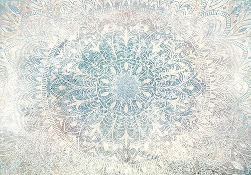 Miniatura 6 de artgeist Mural de pared Mandala de 135 x 101 pulgadas, papel tapiz autoadhesivo extraíble de gran tamaño para decoración de pared, mural abstracto