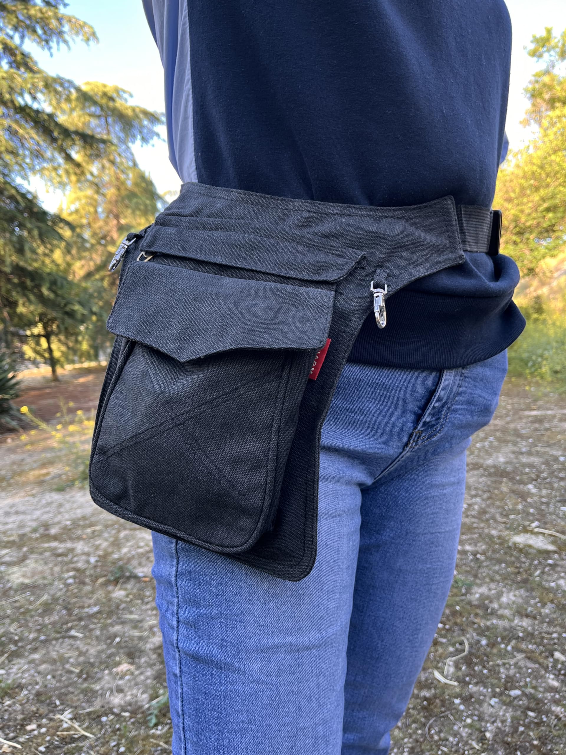 Marsupio laterale multicolore, multicolore, M