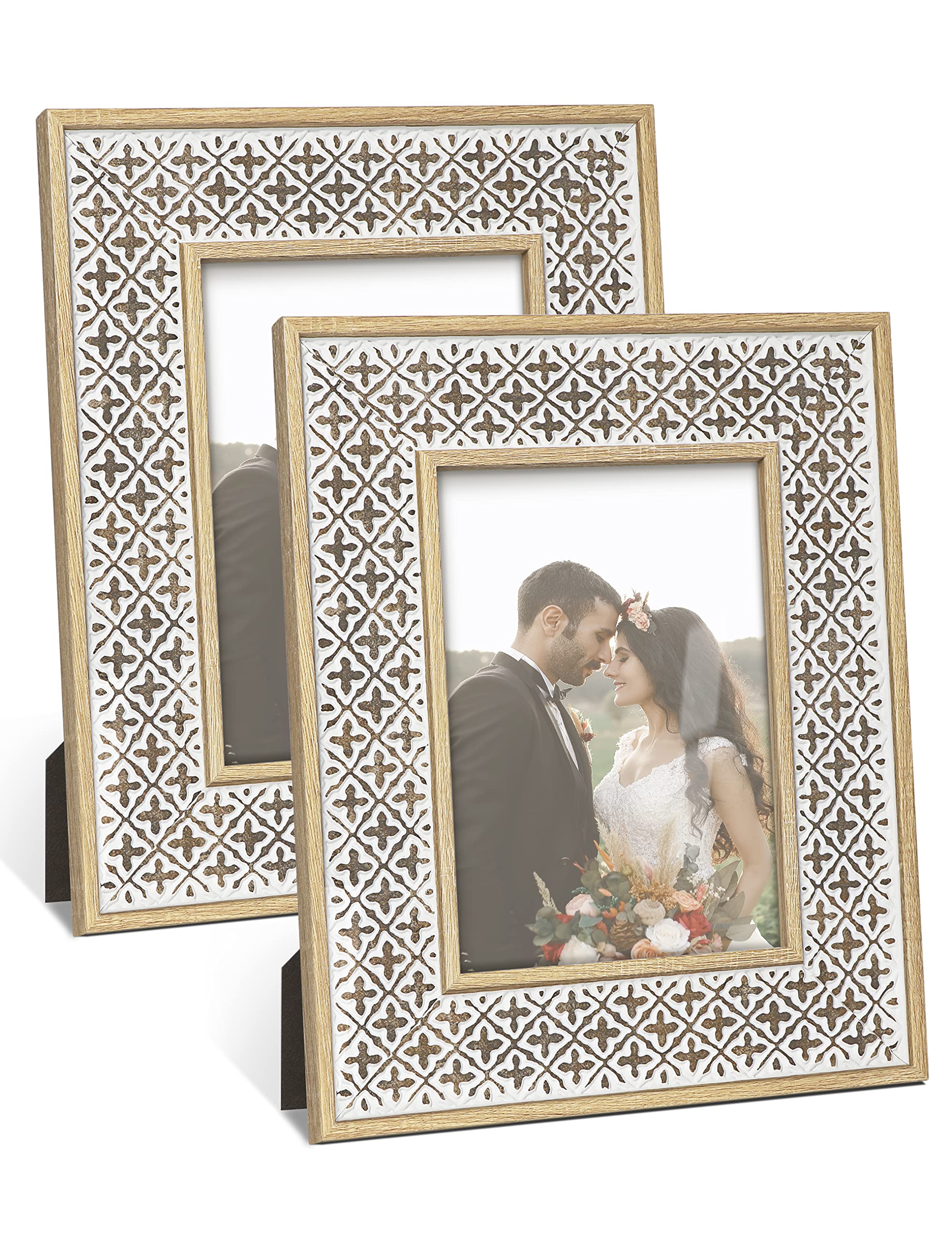 Cadre photo 13x18 marocain jaune à offrir pour une pendaison de crémaillère