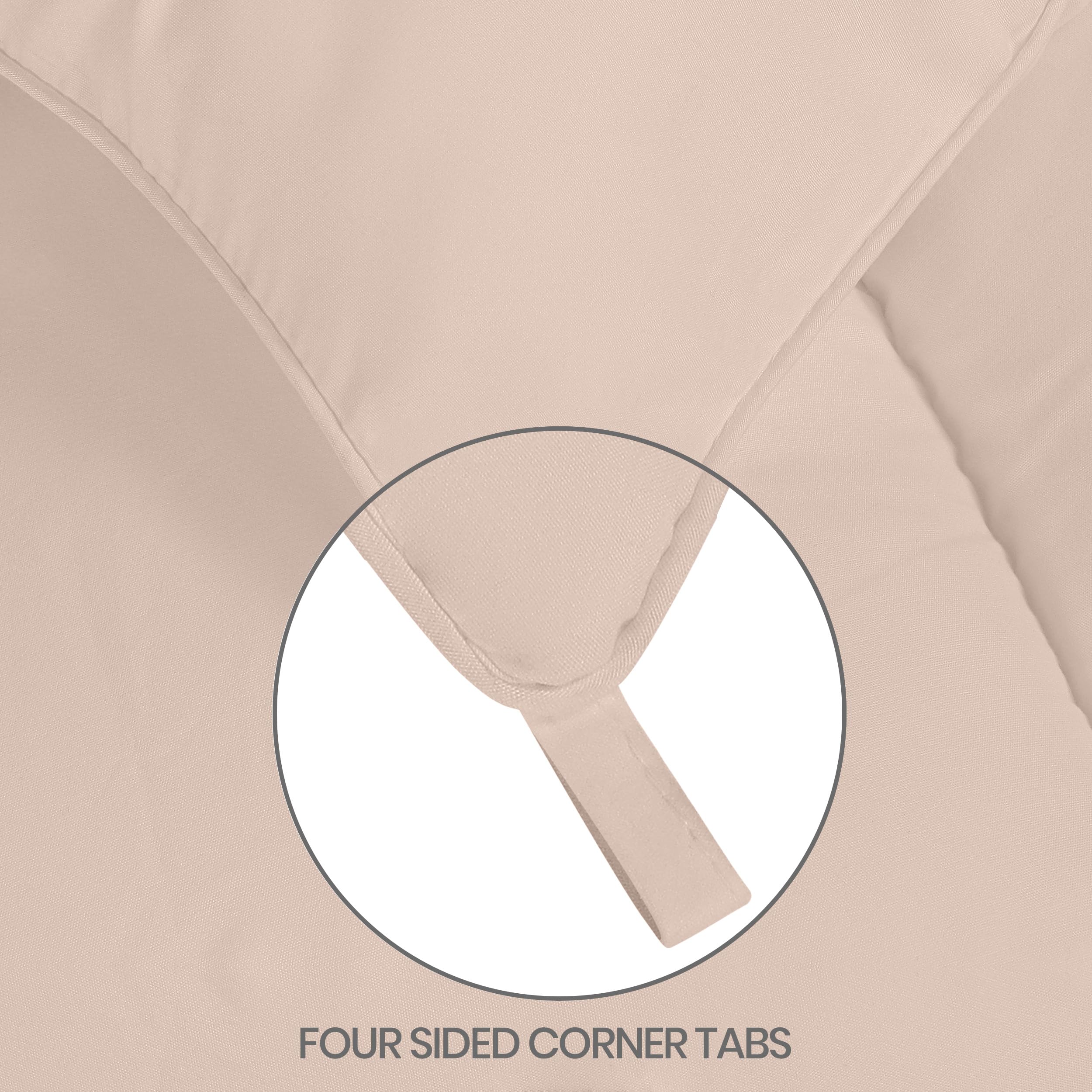 Utopia Bedding Piumone - Piumino Singolo - Piumino Letto ingolo - Trapunta Matrimoniale -100% Microfibra in Fibra Cava - (Beige, 155 x 220 cm 370 gsm)