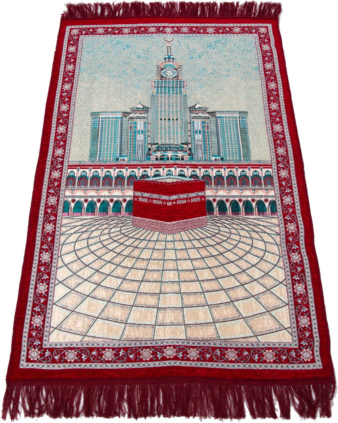 Muslim Prayer Rug, Premium, Red