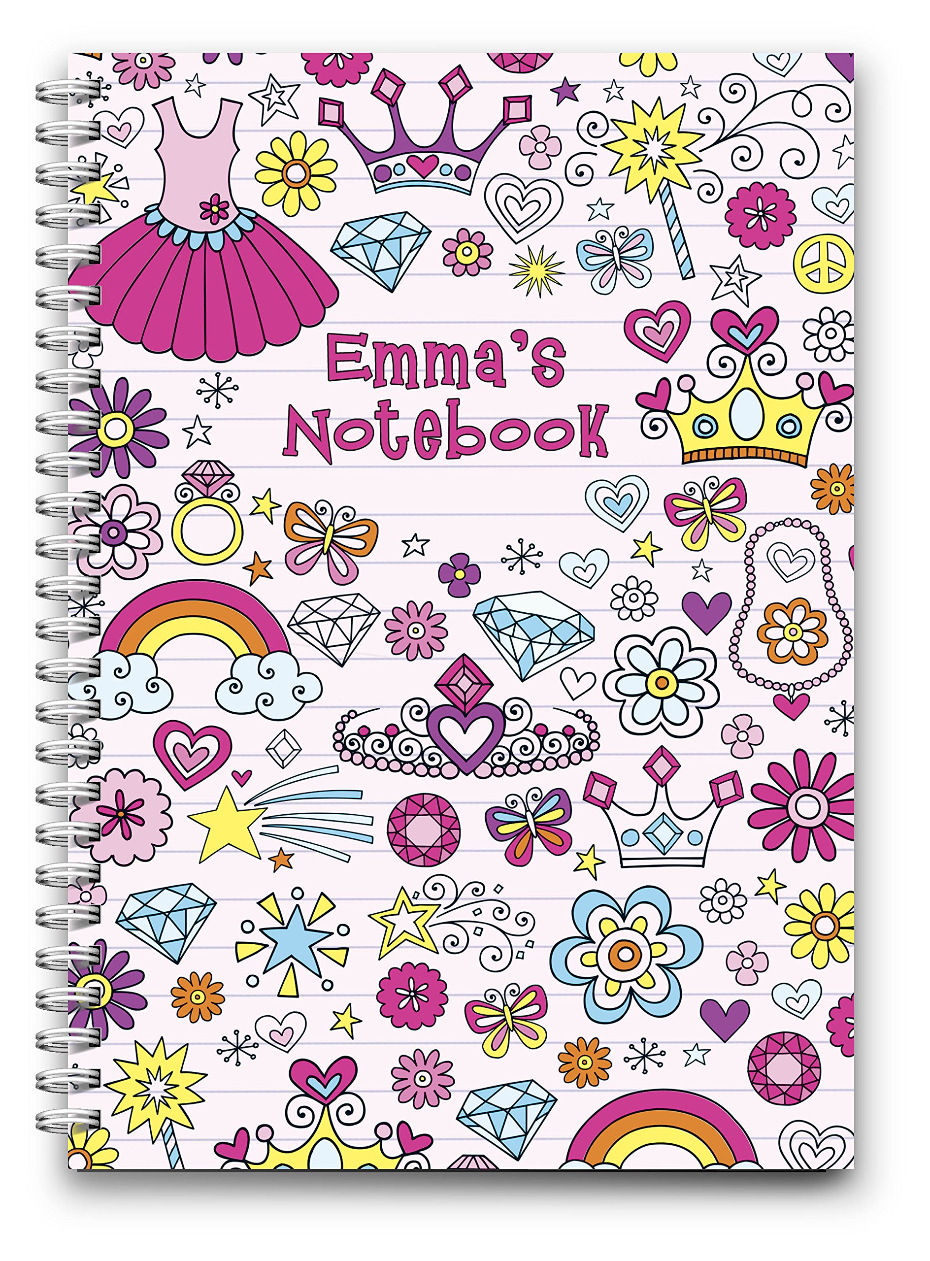 D&L Designs Ltd Personalised Soft-backed A5 Notebook Girl For Her NB 092